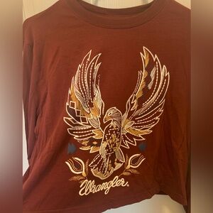 Wrangler crop top size small